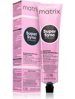 Matrix Super Sync Pre-Bonded 9GV Gold Violet Very Light Blonde Ημιμόνιμη Βαφή Μαλλιών Xωρίς Αμμωνία 90ml
