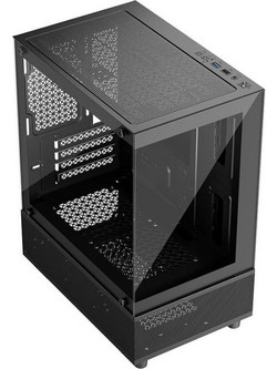 1stPlayer Mi2-A Black Gaming Midi Tower Κουτί Υπολογιστή με Πλαϊνό Παράθυρο