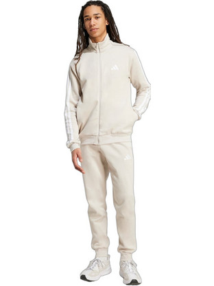 Adidas Sportswear Ανδρικό Παντελόνι Φόρμας Fleece με Λάστιχο Ροζ JX5547