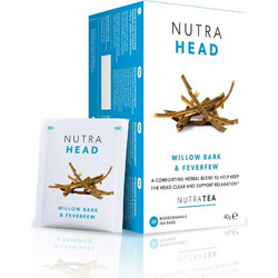 NutraTea Head Willow Bark & Feverfew 20 Φακελάκια