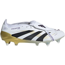 Adidas Predator Elite Fold-Over SG JR4529 Ποδοσφαιρικά Παπούτσια με Τάπες Λευκά Χρυσά