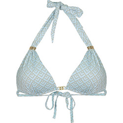 Solano Bikini Top Τριγωνάκι Γαλάζιο 40-1462