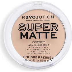 Makeup Revolution Super Matte Vanilla Pressed Powder 6gr