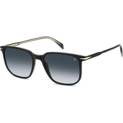 David Beckham DB1141/S 807/GB Ανδρικά Γυαλιά Ηλίου Τετράγωνα Κοκάλινα Μαύρα με Μαύρο Degradee Φακό
