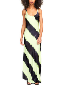 JJXX Maxi Καλοκαιρινό Βραδινό Φόρεμα Lime Μαύρο 12270973