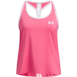 Under Armour Παιδικό T-Shirt Αμάνικο Φούξια Λευκό 1363374-672