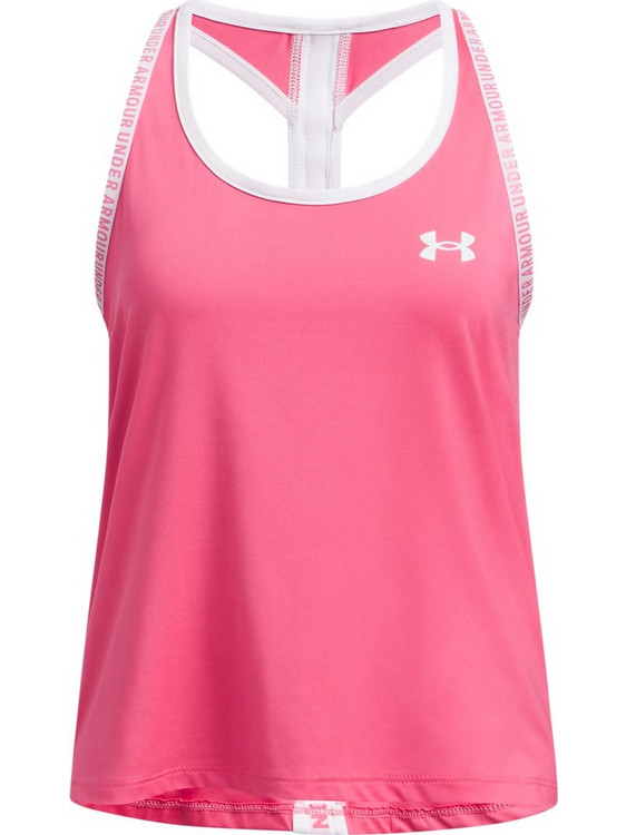 Under Armour Παιδικό T-Shirt Αμάνικο Φούξια Λευκό 1363374-672
