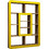 Hanah Home Orkide Βιβλιοθήκη 108.4x21.8x140cm 845HCT3626