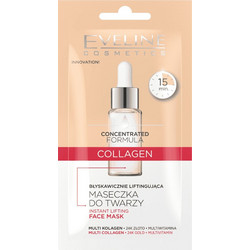 Eveline Concentrated Formula Κρεμώδης Μάσκα Προσώπου για Αντιγήρανση με Κολλαγόνο 8ml