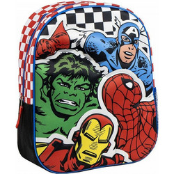 Cerda Avengers Σχολική Τσάντα Πλάτης Νηπιαγωγείου Πολύχρωμη 2100005872