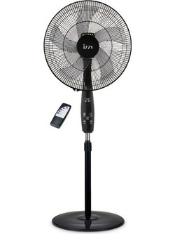 Izzy IZ-9048 Ανεμιστήρας Δαπέδου Ορθοστάτης 46cm 70W με Τηλεχειριστήριο