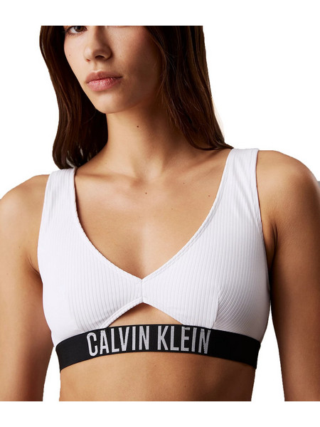 Calvin Klein Intense Power Bikini Top Μπουστάκι Λευκό KW0KW02751-YAA