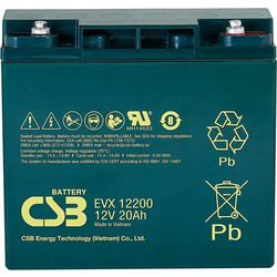 CSB EVX12200 Μπαταρία VRLA 12V 20Ah