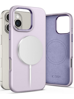 Tech-Protect Silicone Pure Case MagSafe Back Cover Mauve (iPhone 16 Pro)