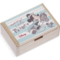 Parisis Μπομπονιέρα Βάπτισης Κουτί Mickey Mouse Πρίγκιπας από Ξύλο ΝΑ263