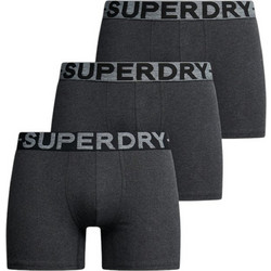 Superdry Ανδρικά Μποξεράκια Σετ 3Pack Ανθρακί M3110452C-1BJ