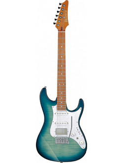Ibanez AZ22S1F Ηλεκτρική Κιθάρα ST Style με Μαγνήτες HSS & Ταστιέρα Maple Transparent Turquoise Burst