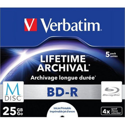 Verbatim 43823 Εγγράψιμα BD-R 4x Printable 25GB 5τμχ