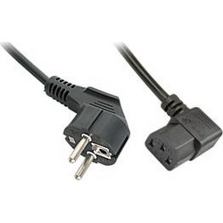 Lindy 30345 Καλώδιο Τροφοδοσίας Schuko to IEC C13 2m