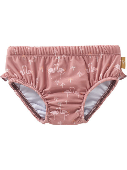 Fresk Flamingo Αντηλιακό UV Βρεφικό Μαγιό Πάνα για Κορίτσι Ροζ