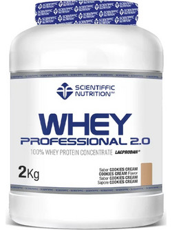 Scientiffic Nutrition Whey Professional 2.0 Cookies & Cream Πρωτεΐνη Ορού Γάλακτος Γράμμωσης 2kg
