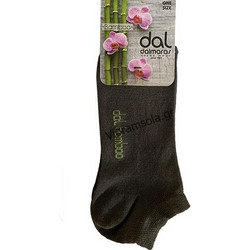 Dal Bamboo Γυναικείες Κάλτσες Κοντές Χακί 604