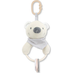 Lorelli Bear Beige Υφασμάτινη Κουδουνίστρα Κρίκος