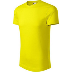 Malfini Ανδρικό Αθλητικό T-Shirt Κίτρινο MLI-17196