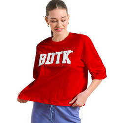 BodyTalk Γυναικείο Αθλητικό Crop Top Κόκκινο 1251-903828-00300