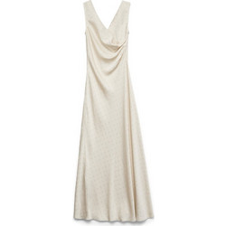 Vero Moda Maxi Καλοκαιρινό Φόρεμα για Γάμο / Βάπτιση Εκρού 10338356