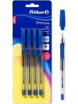 Pelikan Pro Stick K91 Σετ Στυλό Διαρκείας 1mm Μπλε 4τμχ 943639