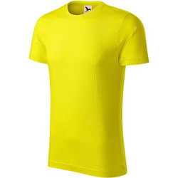 Malfini Ανδρικό Αθλητικό T-Shirt Κίτρινο MLI-17396