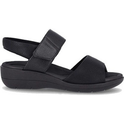 Piccadilly Γυναικεία Σανδάλια Suede Ανατομικά Μαύρα 239016-19