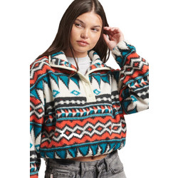 Superdry Henley Γυναικείο Αθλητικό Crop Top Πολύχρωμο W2011559A-7VJ