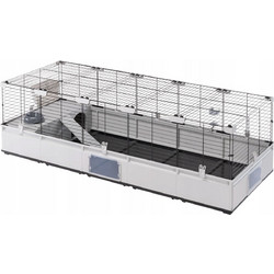 Ferplast Modular 4 Κλουβί Τρωκτικών Μαύρο Γκρι 179x72x56cm