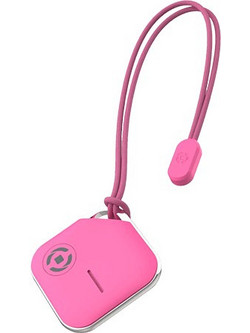 Celly Smart Tag Finder iOS Anti-Lost Tracker Apple Find My Pink 1 Pack