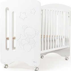 Interbaby Lovely 09 Πολυμορφική Κούνια για Στρώμα 60x120cm ΛευκΉ