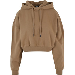 Urban Classics Γυναικείο Φούτερ με Κουκούλα Καφέ TB6085-03095