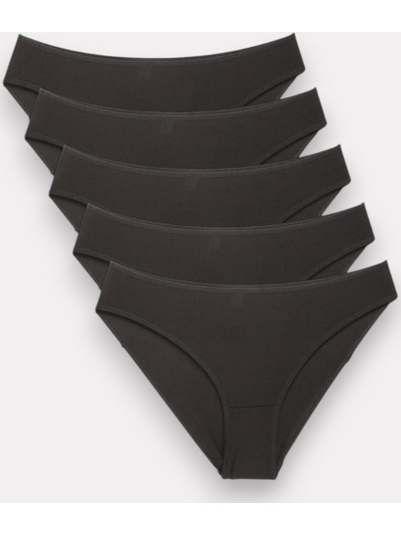 Soft Γυναικεία Slip Μαύρα Multipack SXN3664-1