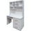 PoliHome Fusion Γραφείο Ξύλινο με Βιβλιοθήκη 120x53x192cm 162843459