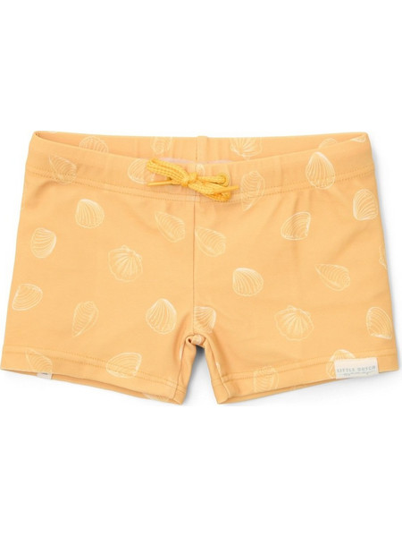 Little Dutch Seashells Αντηλιακό UV Βρεφικό Μαγιό Boxer για Αγόρι Κίτρινο CL25038513