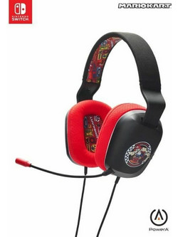 PowerA Mario Kart Rivals Gaming Headset Over Ear Black