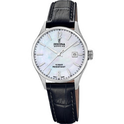 Festina Γυναικείο Ρολόι με Μαύρο Δερμάτινο Λουράκι F20009/7