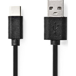 Nedis USB-A to USB-C 1m Black CCGL60600BK10