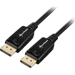 Sharkoon Καλώδιο DisplayPort 1.4 to DisplayPort Male 3m Black 4044951021437