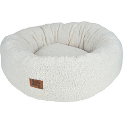 Love Story Wooly Καναπές Κρεβάτι Σκύλου Λευκός 55x55cm