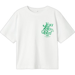 Name It Παιδικό T-Shirt Κοντομάνικο Λευκό Πράσινο 13240656