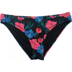 Only Bikini Slip Floral Μαύρο Φούξια 15288909