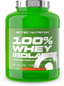 Scitec Nutrition 100% Whey Isolate Salted Caramel Πρωτεΐνη Ορού Γάλακτος Γράμμωσης Χωρίς Γλουτένη 1.81kg