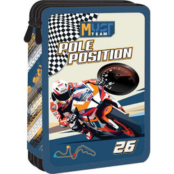 Must Pole Position Κασετίνα Γεμάτη με 2 Θήκες Πολύχρωμη 586733